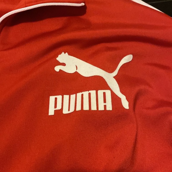 Puma track jacket, red, men’s size XL - Picture 2 of 4